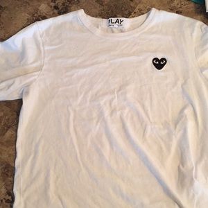 Commes Des Garçons CDG Play T Shirt Black Heart